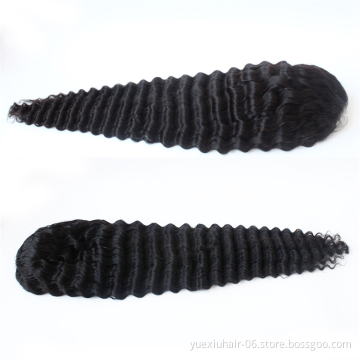 Deep Mink Wholesale Indian 100% Human 150% Swiss HD Transparent Lace 5x5 Lace Front Glueless Virgin Hair Wig for Black Women